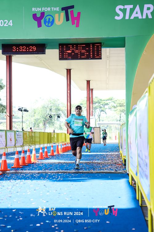 Race photo from BAF LIONS RUN 2024