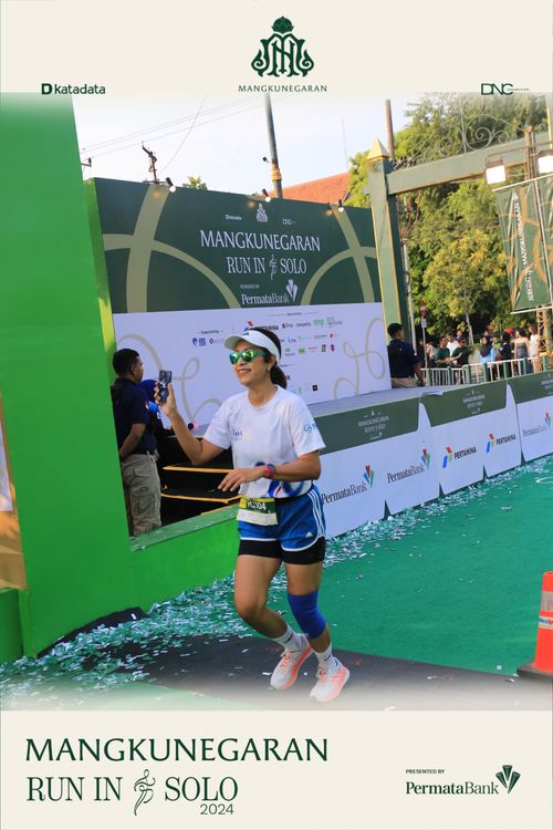 Race photo from Mangkunegaran Run 2024