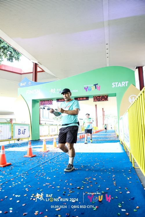 Race photo from BAF LIONS RUN 2024