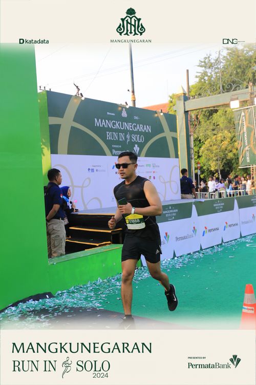 Race photo from Mangkunegaran Run 2024