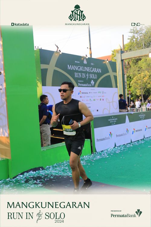 Race photo from Mangkunegaran Run 2024
