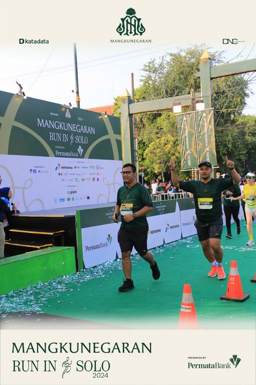 Race photo from Mangkunegaran Run 2024