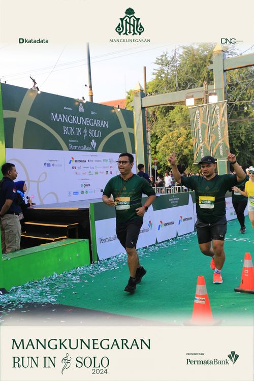 Race photo from Mangkunegaran Run 2024