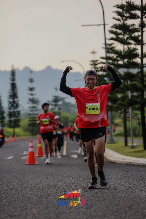 Race photo from CISANGKAN KBP CITY RUN 2025