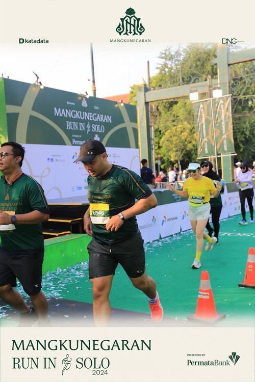 Race photo from Mangkunegaran Run 2024