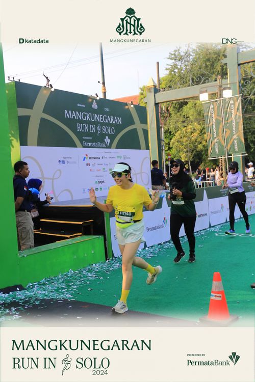 Race photo from Mangkunegaran Run 2024