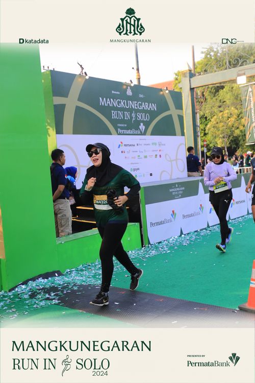 Race photo from Mangkunegaran Run 2024