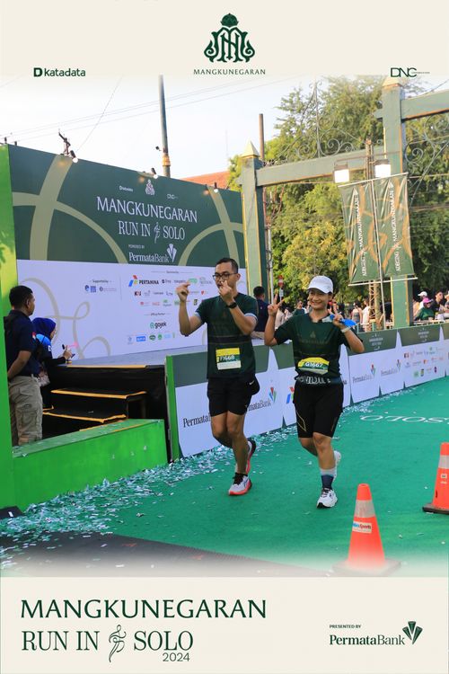 Race photo from Mangkunegaran Run 2024