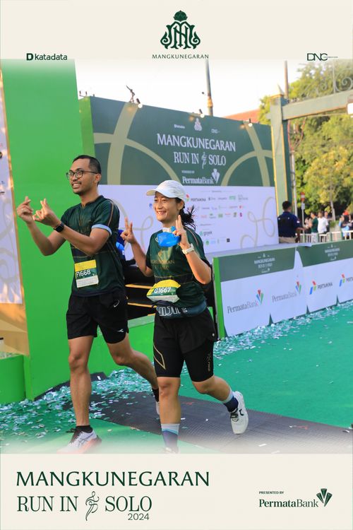 Race photo from Mangkunegaran Run 2024