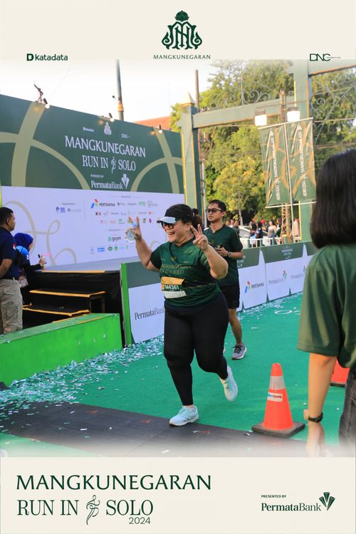 Race photo from Mangkunegaran Run 2024