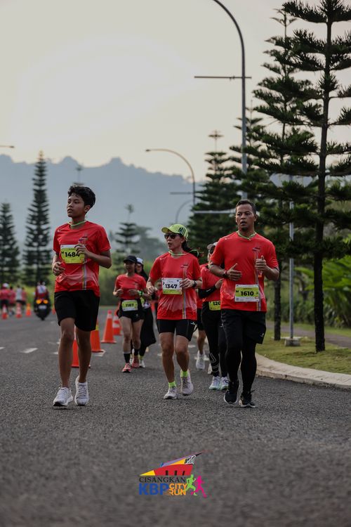 Race photo from CISANGKAN KBP CITY RUN 2025