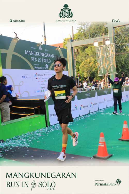 Race photo from Mangkunegaran Run 2024