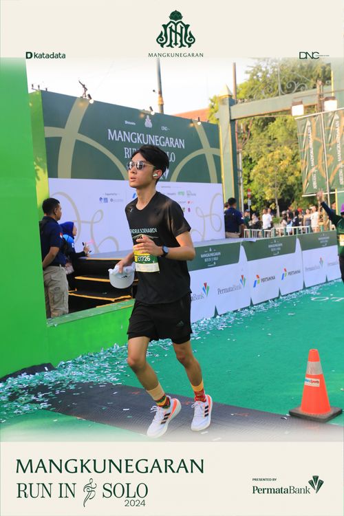 Race photo from Mangkunegaran Run 2024