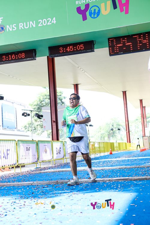 Race photo from BAF LIONS RUN 2024