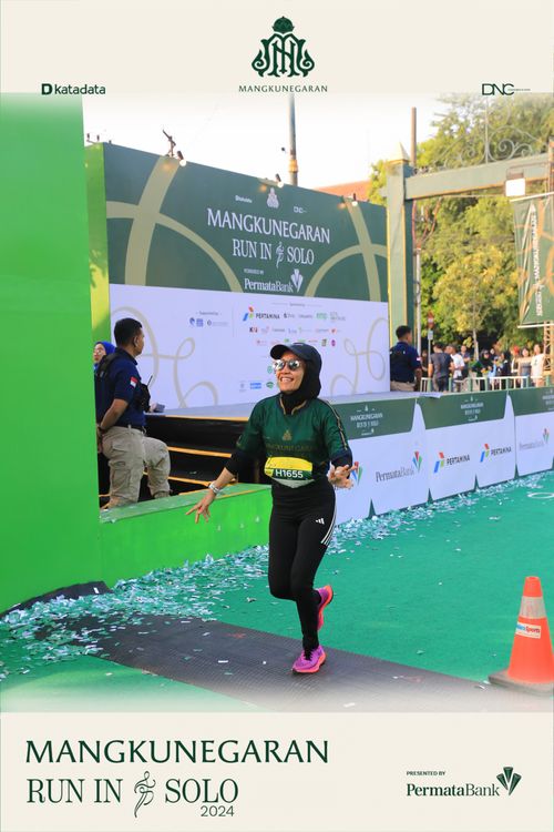 Race photo from Mangkunegaran Run 2024