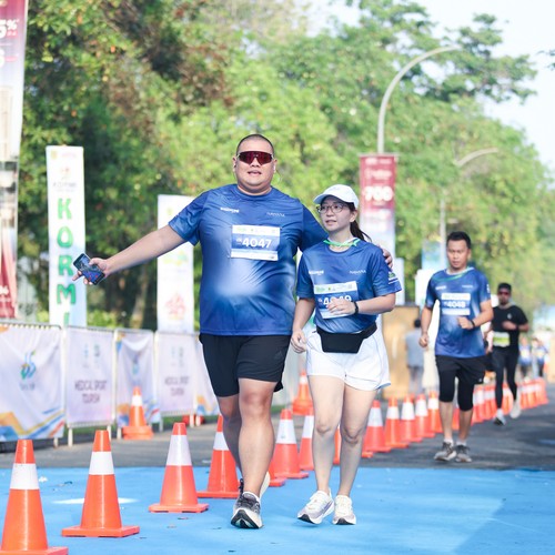 Race photo from BOGORUN 2026