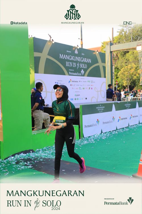 Race photo from Mangkunegaran Run 2024