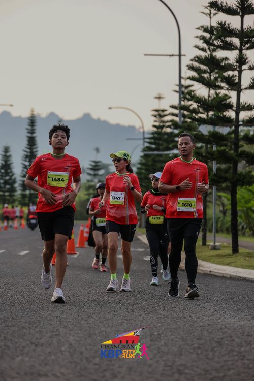 Race photo from CISANGKAN KBP CITY RUN 2025