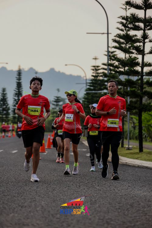 Race photo from CISANGKAN KBP CITY RUN 2025