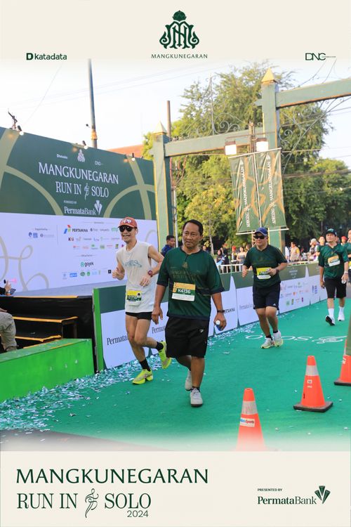 Race photo from Mangkunegaran Run 2024