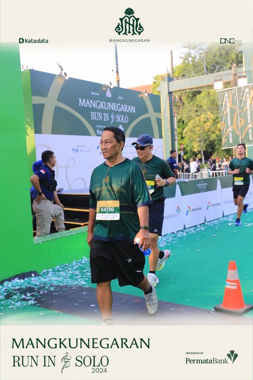 Race photo from Mangkunegaran Run 2024