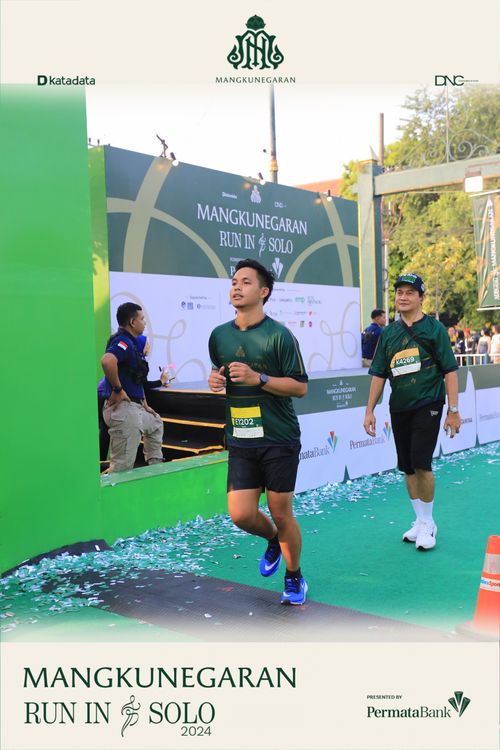 Race photo from Mangkunegaran Run 2024
