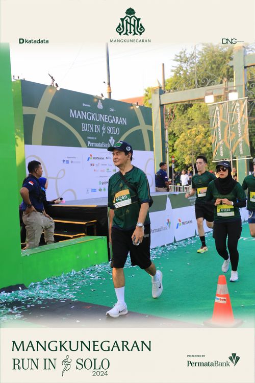 Race photo from Mangkunegaran Run 2024