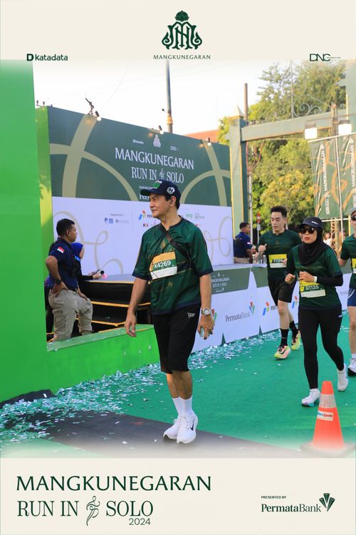 Race photo from Mangkunegaran Run 2024