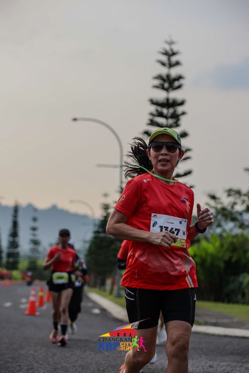 Race photo from CISANGKAN KBP CITY RUN 2025