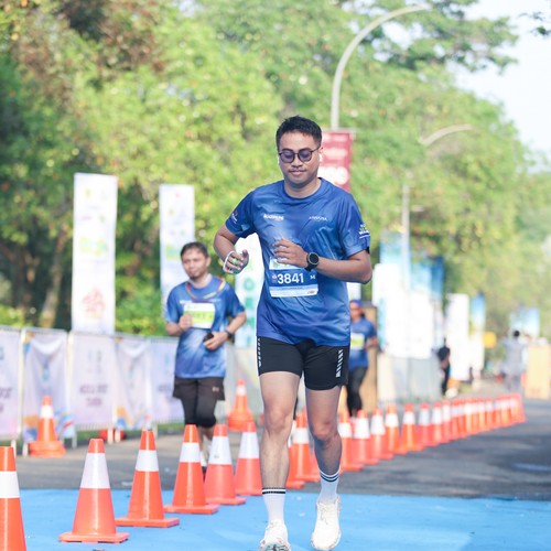 Race photo from BOGORUN 2026