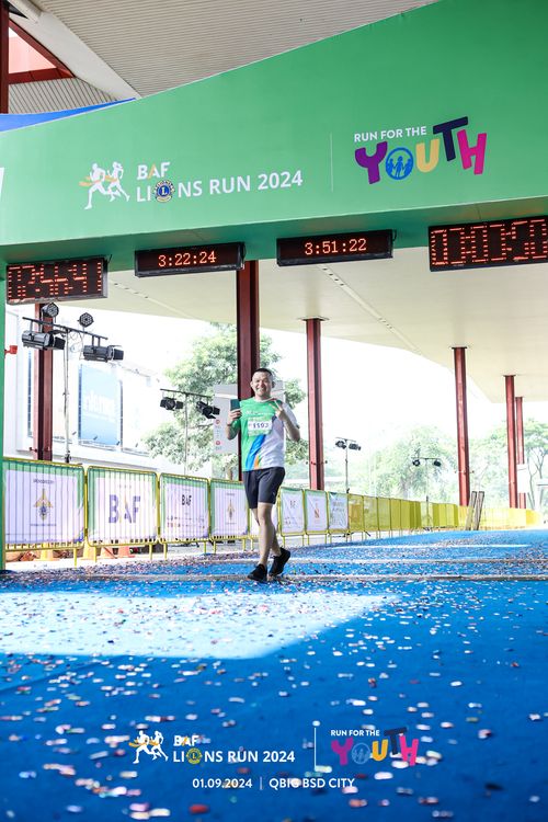 Race photo from BAF LIONS RUN 2024