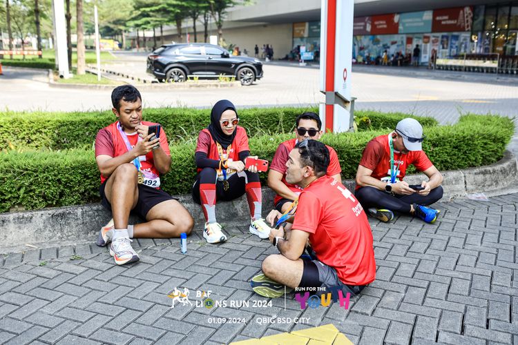 Race photo from BAF LIONS RUN 2024