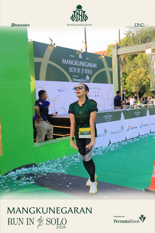 Race photo from Mangkunegaran Run 2024