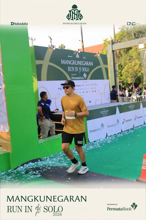 Race photo from Mangkunegaran Run 2024