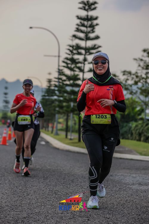Race photo from CISANGKAN KBP CITY RUN 2025