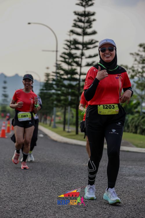 Race photo from CISANGKAN KBP CITY RUN 2025