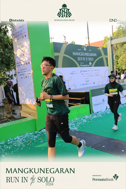 Race photo from Mangkunegaran Run 2024