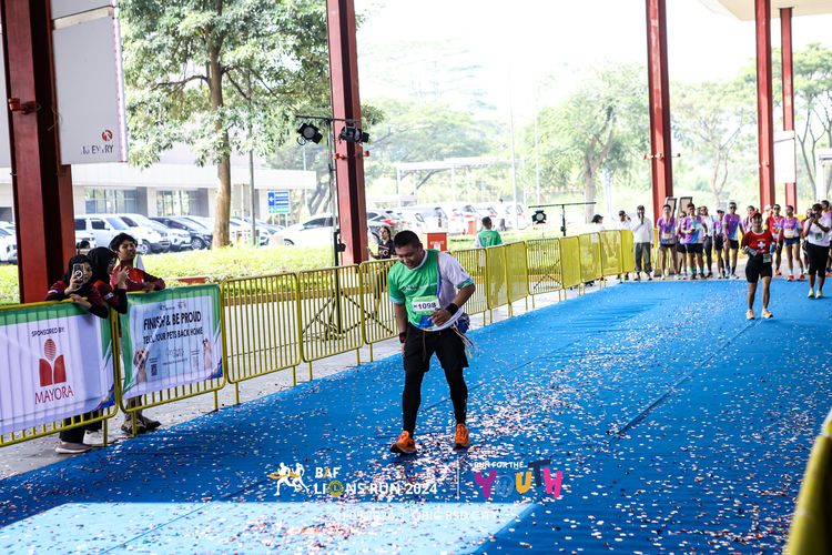 Race photo from BAF LIONS RUN 2024