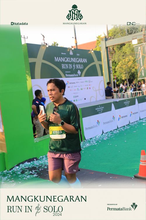 Race photo from Mangkunegaran Run 2024