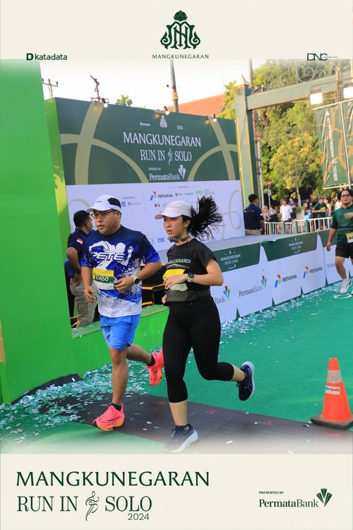 Race photo from Mangkunegaran Run 2024