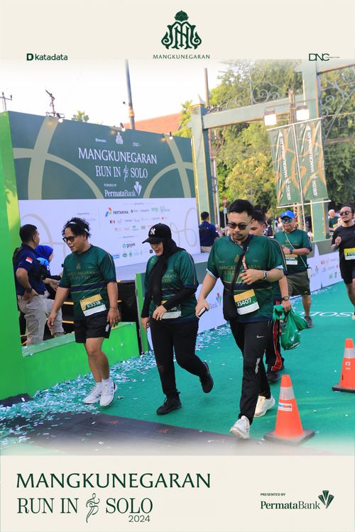 Race photo from Mangkunegaran Run 2024