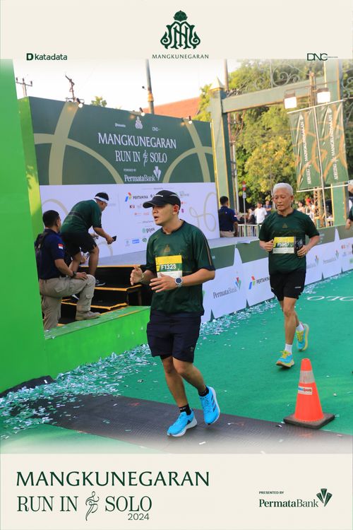 Race photo from Mangkunegaran Run 2024