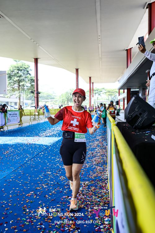 Race photo from BAF LIONS RUN 2024