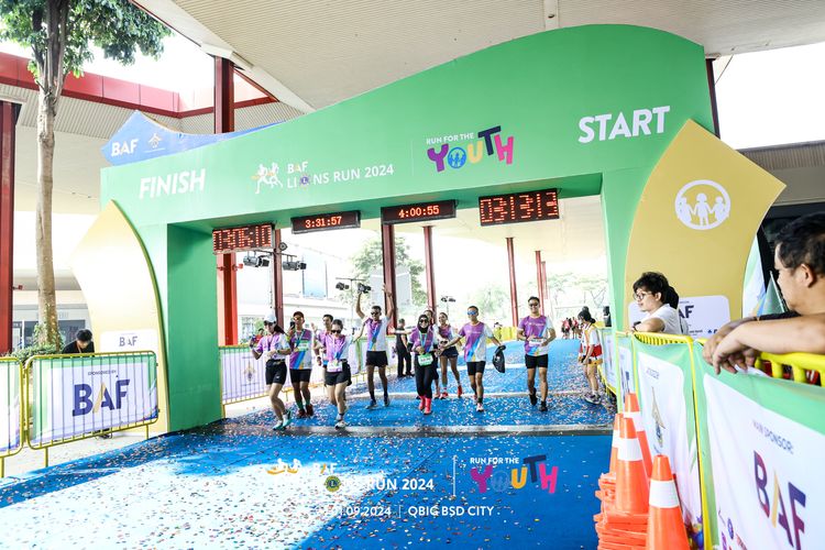 Race photo from BAF LIONS RUN 2024