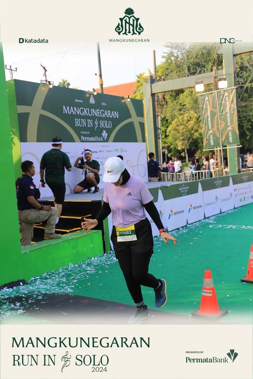 Race photo from Mangkunegaran Run 2024