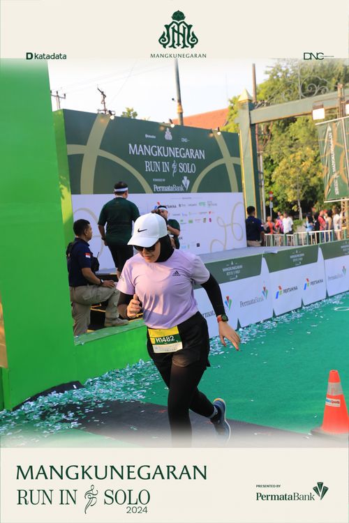 Race photo from Mangkunegaran Run 2024