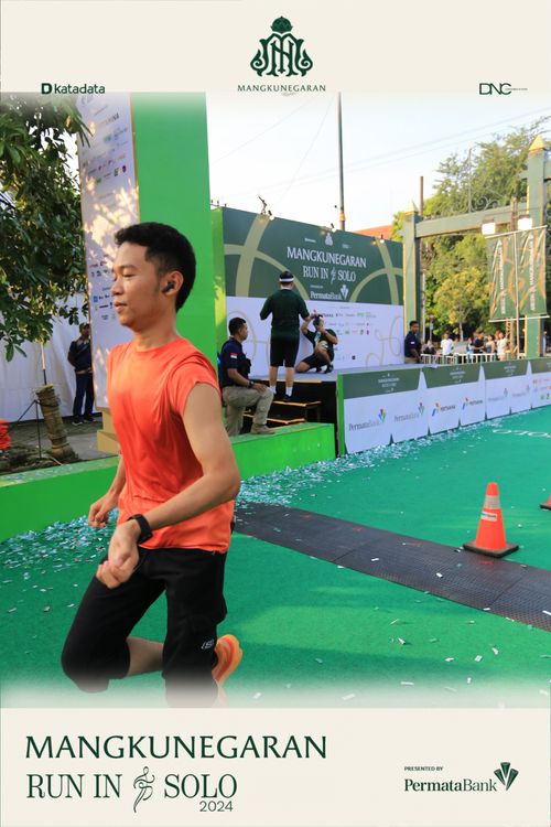 Race photo from Mangkunegaran Run 2024