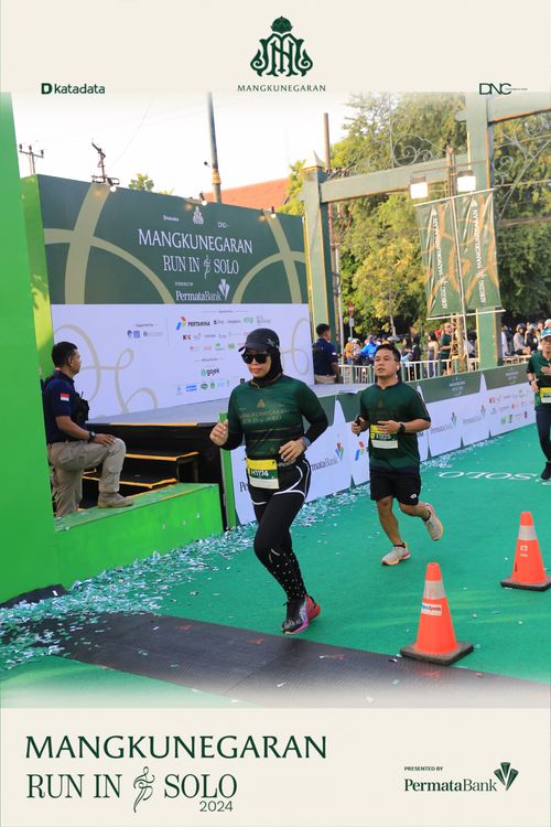 Race photo from Mangkunegaran Run 2024