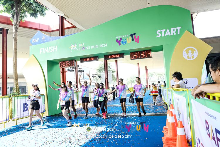 Race photo from BAF LIONS RUN 2024