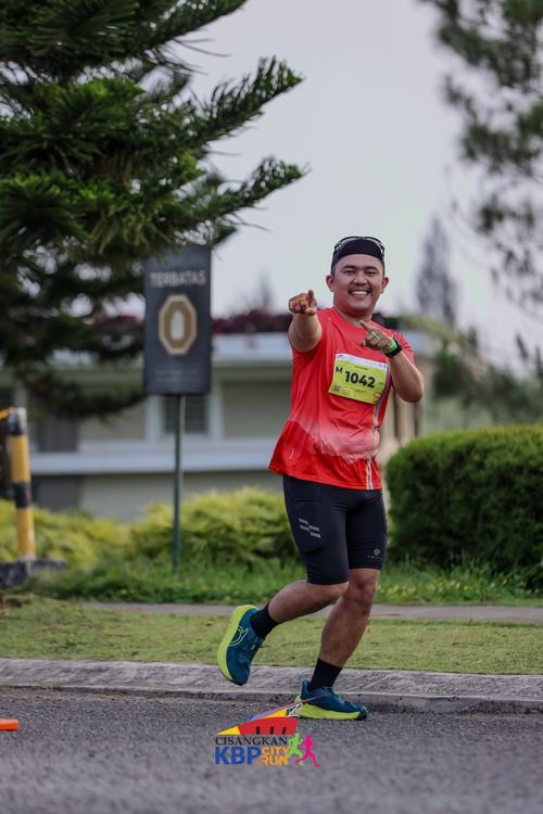 Race photo from CISANGKAN KBP CITY RUN 2025
